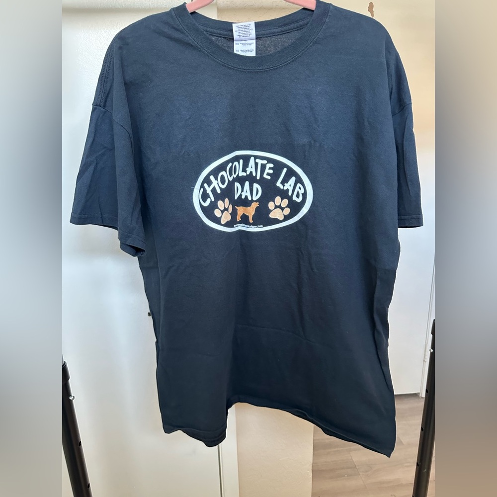 Chocolate Lab Dad T-Shirt